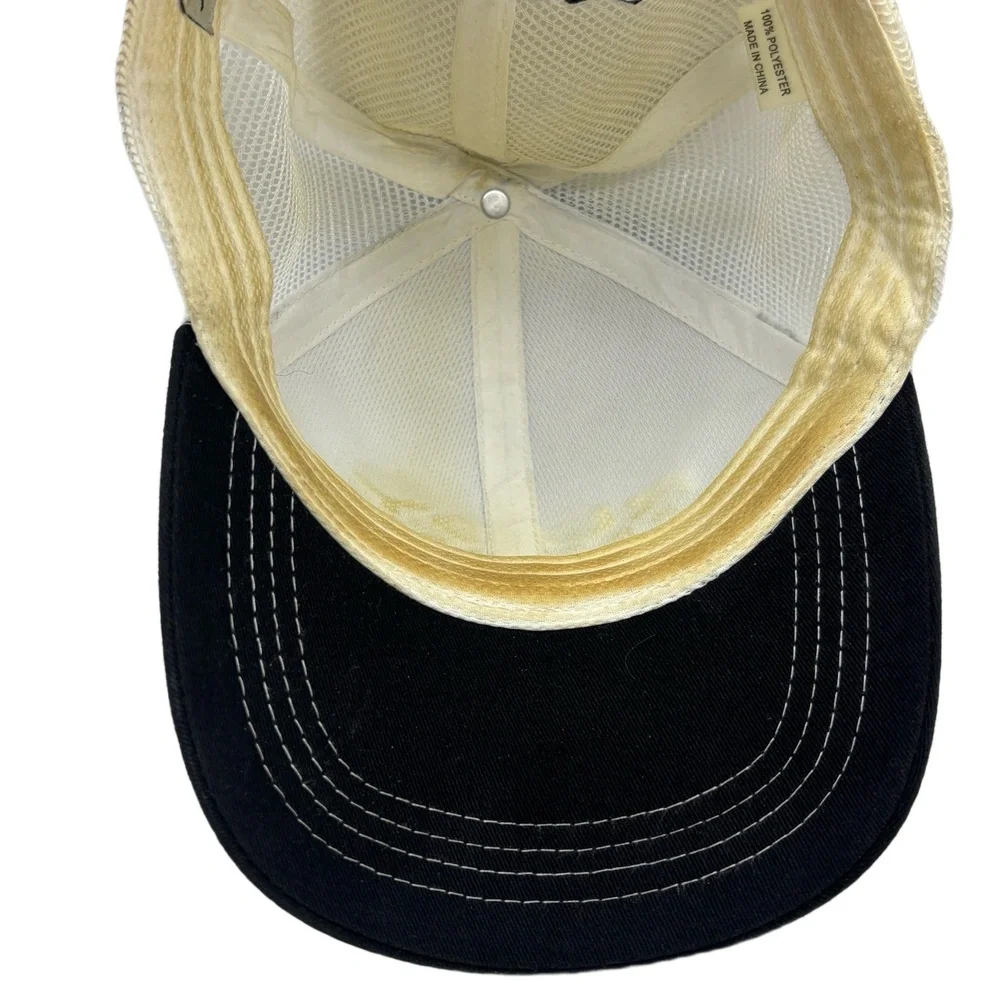 Rudy Project #1 Kona Trucker Hat Black White Mesh Snapback Cap